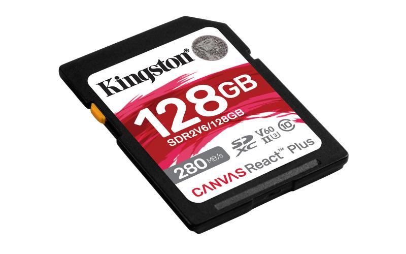 Kingston Technology Canvas React Plus 128 GB SDXC UHS-II Clase 10