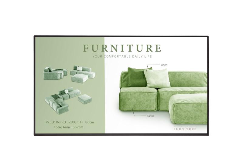 LG 43UM5N-H pantalla de señalización Pantalla plana de señalización digital 109.2 cm (43") Wifi 