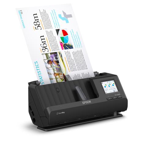 Epson ES-C380W ADF + Escáner de alimentación de hojas 600 x 600 DPI A4 Negro