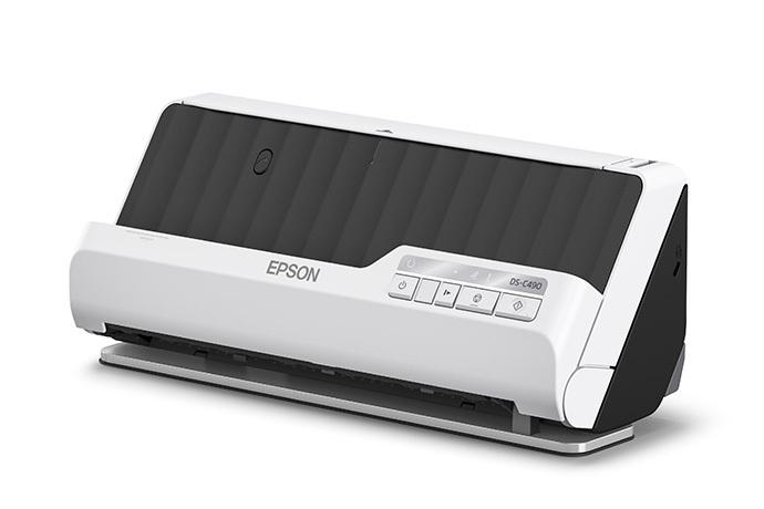 Epson DS-C490 Escáner alimentado con hojas Negro, Gris