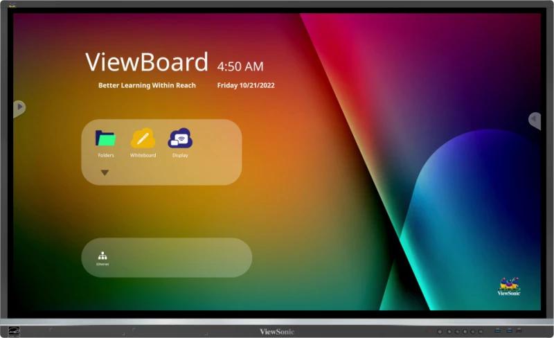 Viewsonic IFP5550-5A pantalla de señalización Panel plano interactivo 139.7 cm (55") LCD Wifi 400 