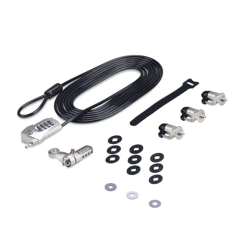 StarTech.com Juego de Candado para Computadora de Escritorio o Laptop y Periféricos - Cable de 3m d