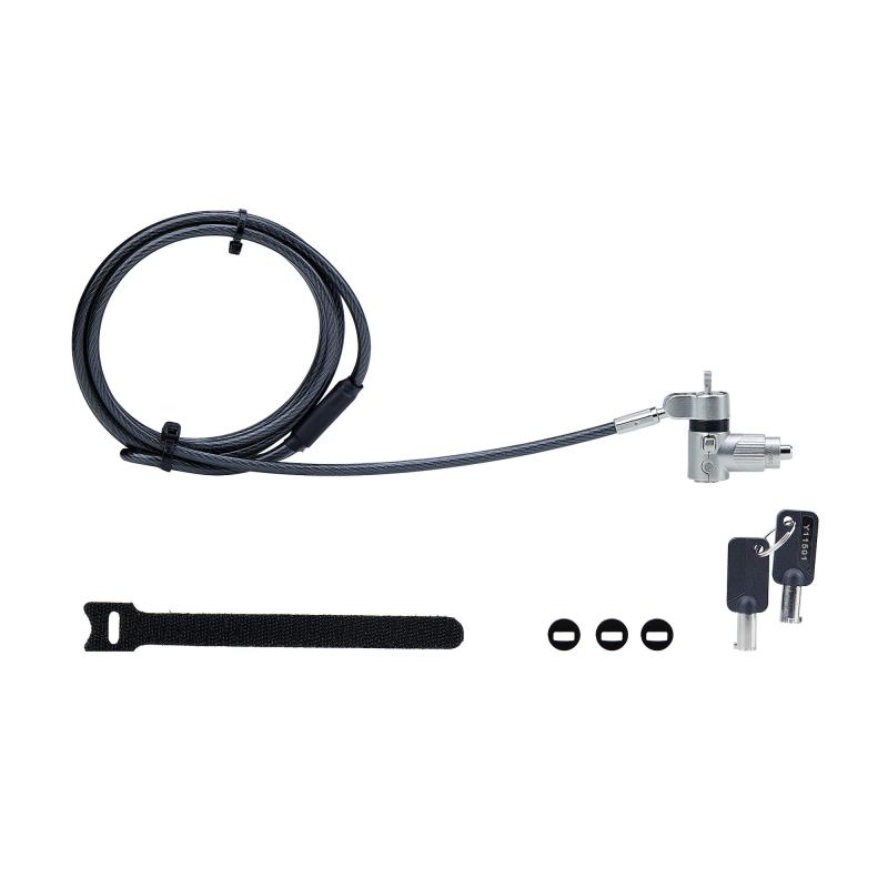 StarTech.com Cable de Seguridad con Candado Universal 3 en 1 para Laptop - Cable Antirrobo Compatibl
