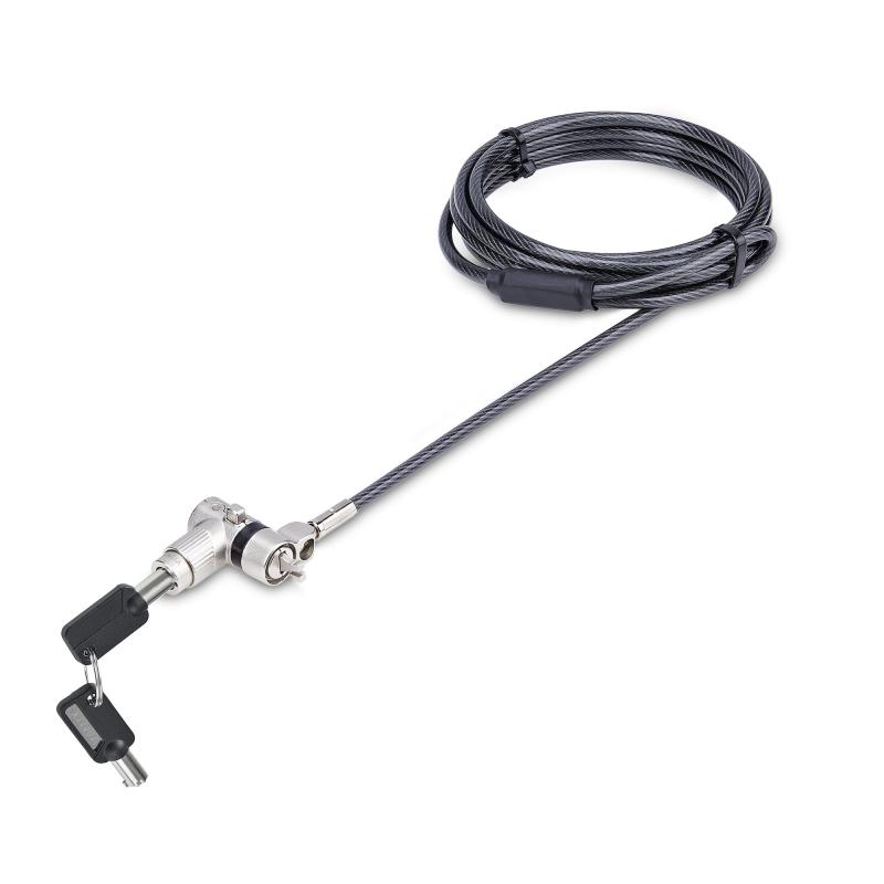 StarTech.com Cable de Seguridad con Candado Universal 3 en 1 para Laptop - Cable Antirrobo Compatibl