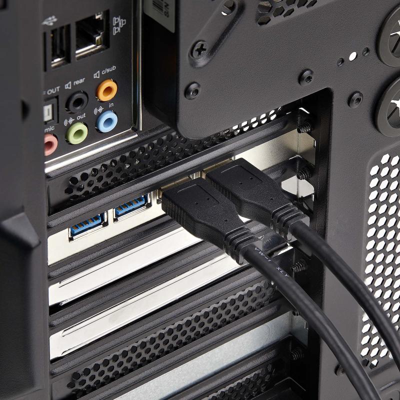 StarTech.com Tarjeta PCI Express de 4 Puertos USB-A - Tarjeta PCIe USB 3.2 de 5Gbps - 4 Controladore