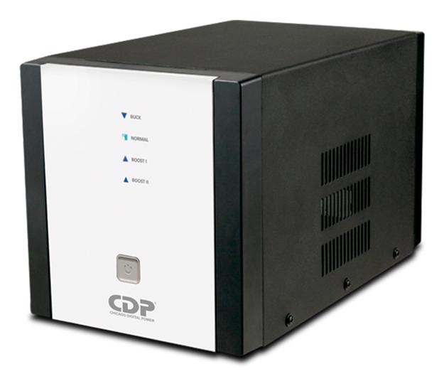 CDP R-AVR5008 regulador de voltaje 9 salidas AC 120 V Negro, Blanco