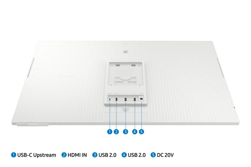 Samsung LS32DM801ULXZX monitor de computadora 81.3 cm (32") 3840 x 2160 Pixeles 4K Ultra HD LED Blan