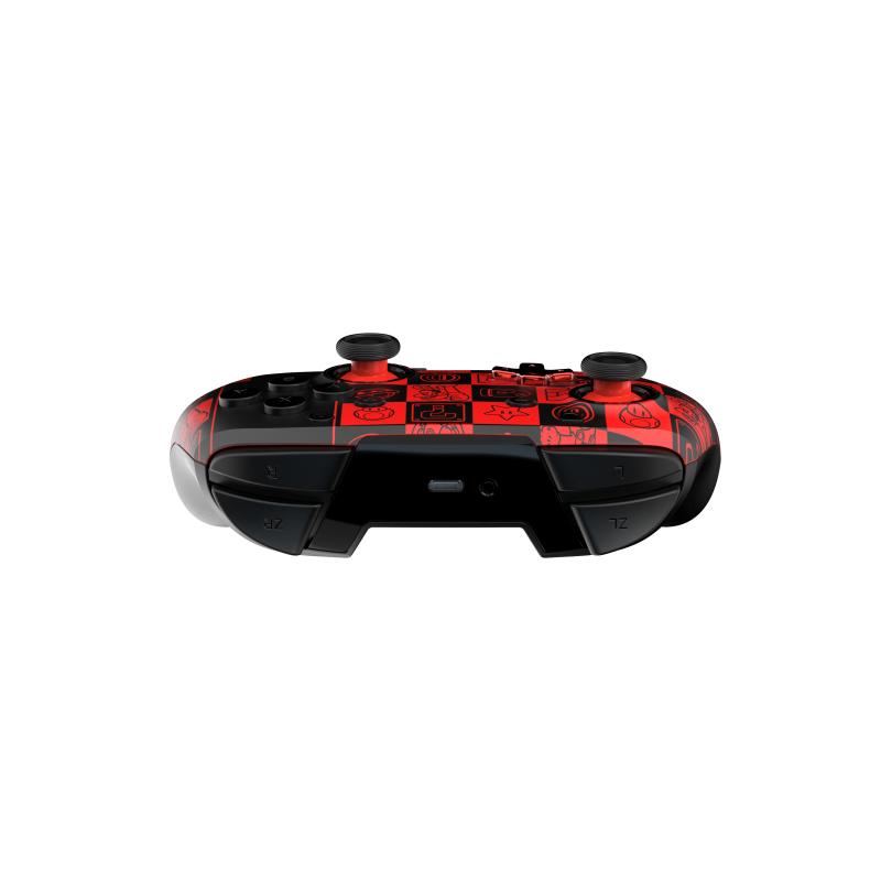 PDP REMATCH GLOW Negro, Verde, Rojo Gamepad Analógico/Digital Nintendo Switch, Consola Nintendo Swi
