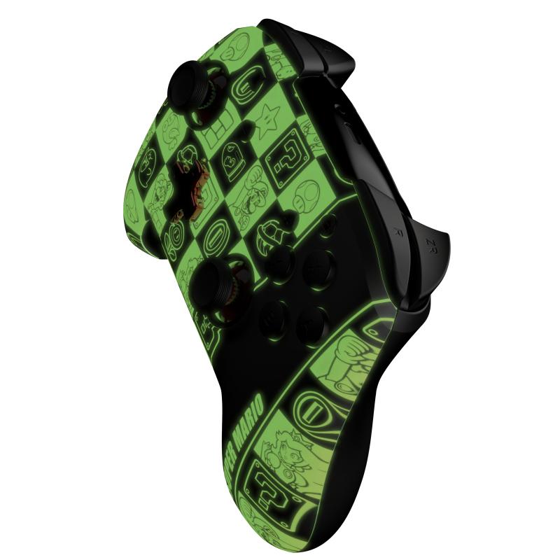 PDP REMATCH GLOW Negro, Verde, Rojo Gamepad Analógico/Digital Nintendo Switch, Consola Nintendo Swi