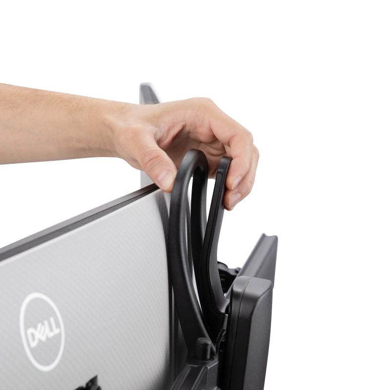 StarTech.com Soporte de Escritorio de Travesaño para Dos Monitores de 27 Pulgadas - Capacidad de 12