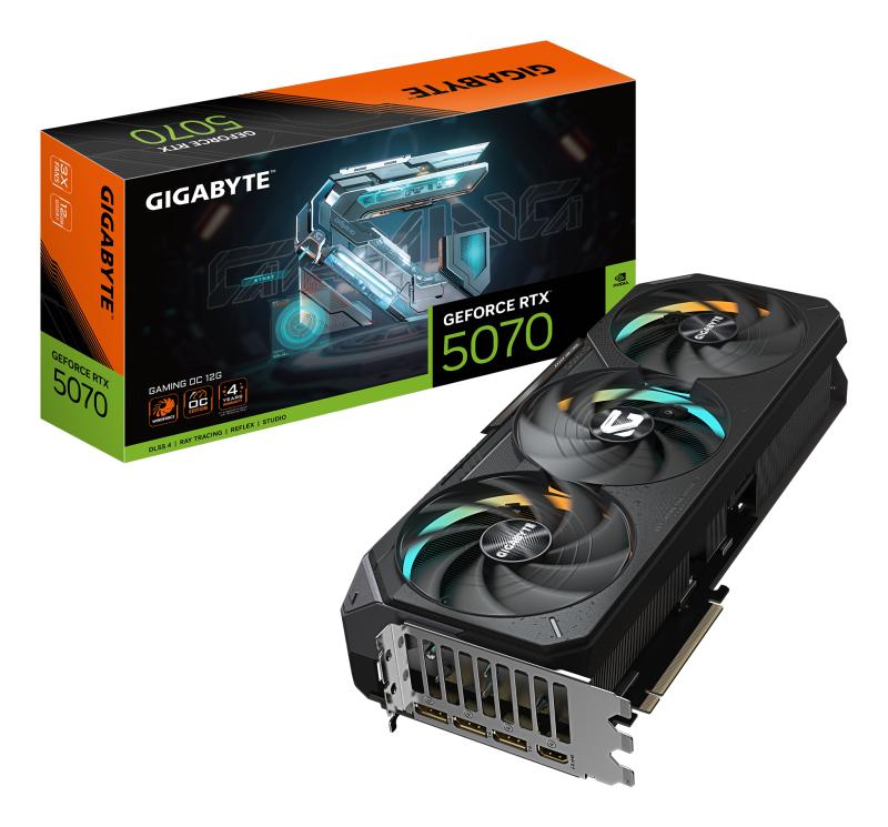 GIGABYTE GeForce RTX 5070 Ti GAMING OC 16G NVIDIA 16 GB GDDR7