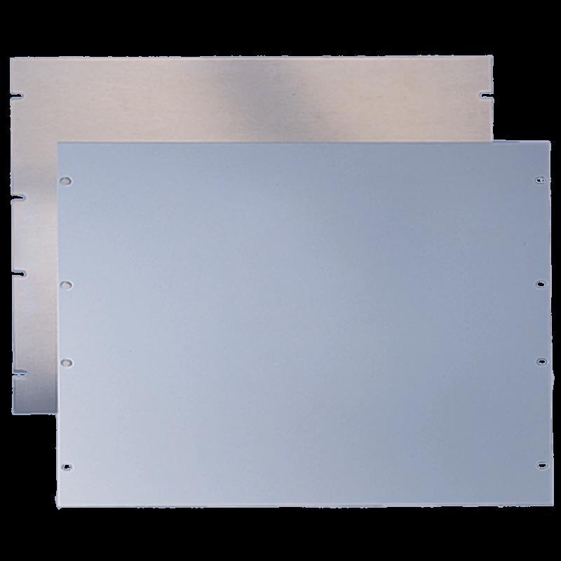 Tapa Ciega Para Rack Estándar de 19in, Plano, de Acero, 2 UR, Color Gris P19RP2UP