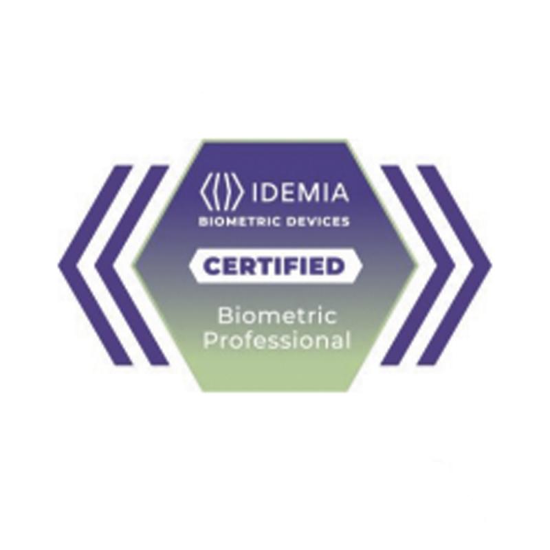 Certificado Idemia Profesional Biométrico , membresía de 2 años con acceso al módulo de ventas 2