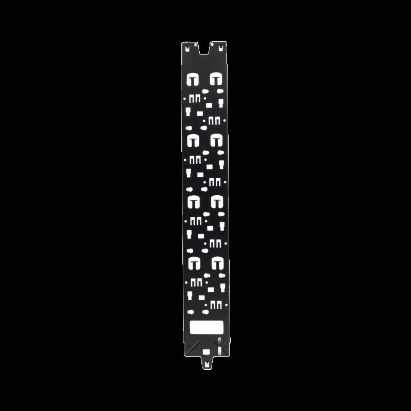 Panel Administrador de Cables Vertical para Gabinete FlexFusion™ de 45RU, Acepta Anillos en D, Ani