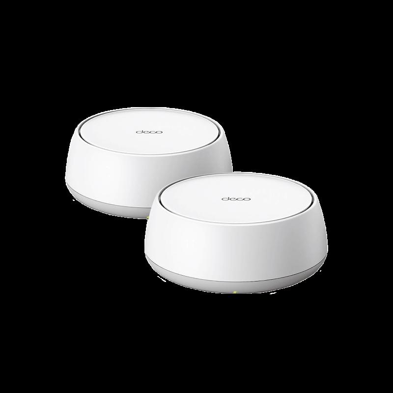 KIT 2 Routers Inalámbrico MESH Interior para Hogar / Doble Banda Wi-Fi 7 BE3600 Mbps / 2 Puerto 2.5