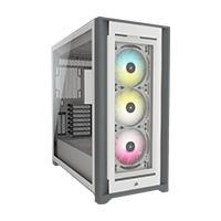 GABINETE CORSAIR CUE 5000X/NEGRO/SEMI- TORRE/ ATX/CRISTAL TEMPLADO/RGB/GAMER (CC-9011212-WW) CC-9011