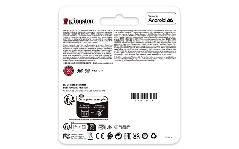 Kingston Technology Canvas Go! Plus 128 GB MicroSD UHS-I Clase 10