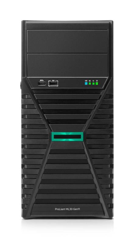 Servidor HPE ProLiant ML30 Gen11 (P81418-DM5 ) con un procesador Intel® Xeon® E-2434 4 núcleos - 