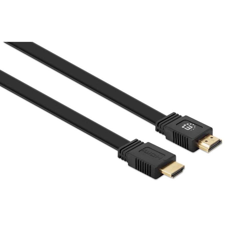 Manhattan Cable HDMI plano de alta velocidad con Ethernet
