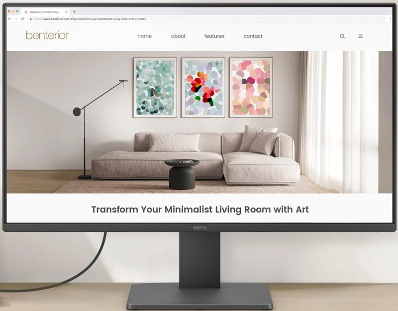 BenQ GW2491 monitor de computadora 60.5 cm (23.8") 1920 x 1080 Pixeles Full HD LED Negro