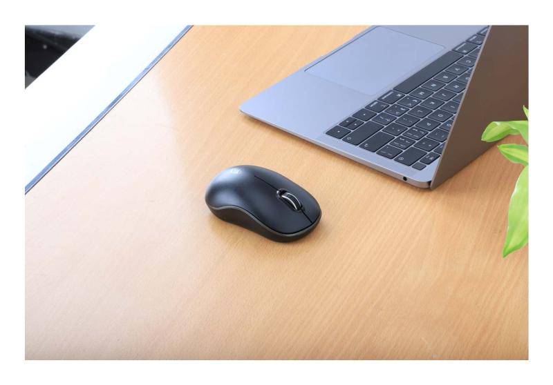 Manhattan Nano receptor USB-A, tres botones y rueda de desplazamiento, 1200 dpi, ambidiestro, negro