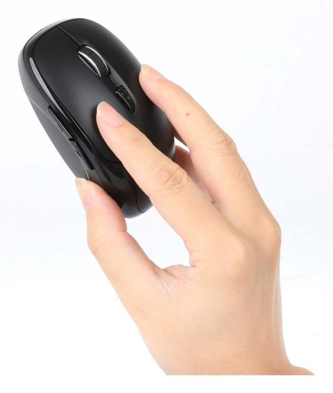 Manhattan Nanorreceptor USB-A, seis botones con rueda de desplazamiento, 800/1200/1600 ppp, contorno