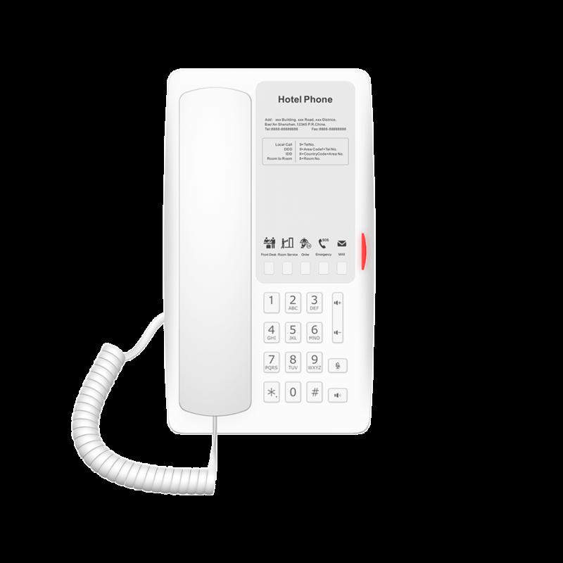 Teléfono IP WI-FI para Hotelería, Puerto USB-A para Carga, 5 Teclas Programables para Servicio Rá