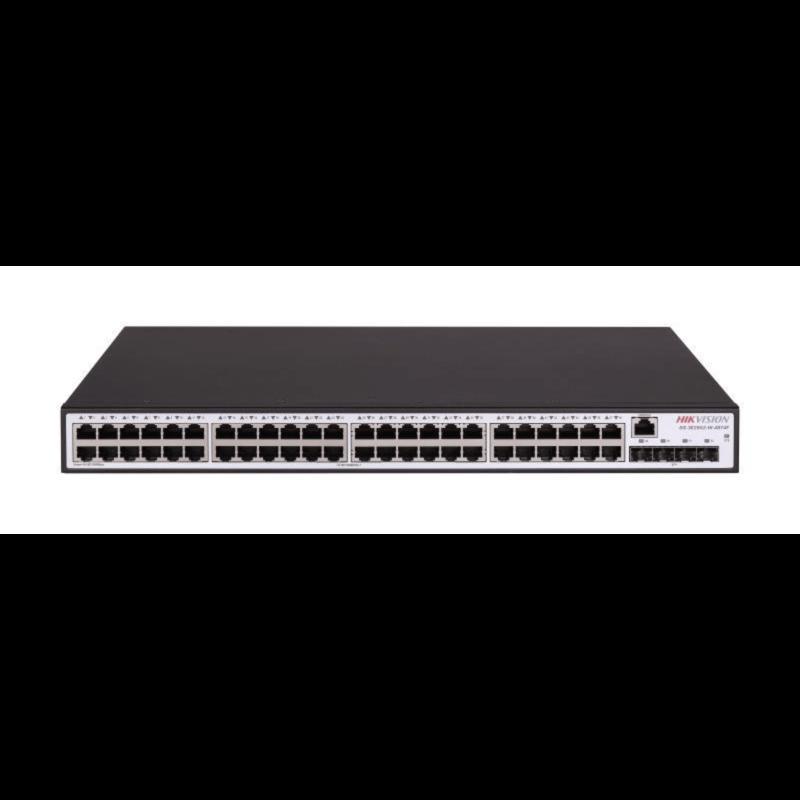 Switch Gigabit / Administrable / 48 Puertos 1000 Mbps / 4 Puertos SFP / Configuración Nube Hik-Part