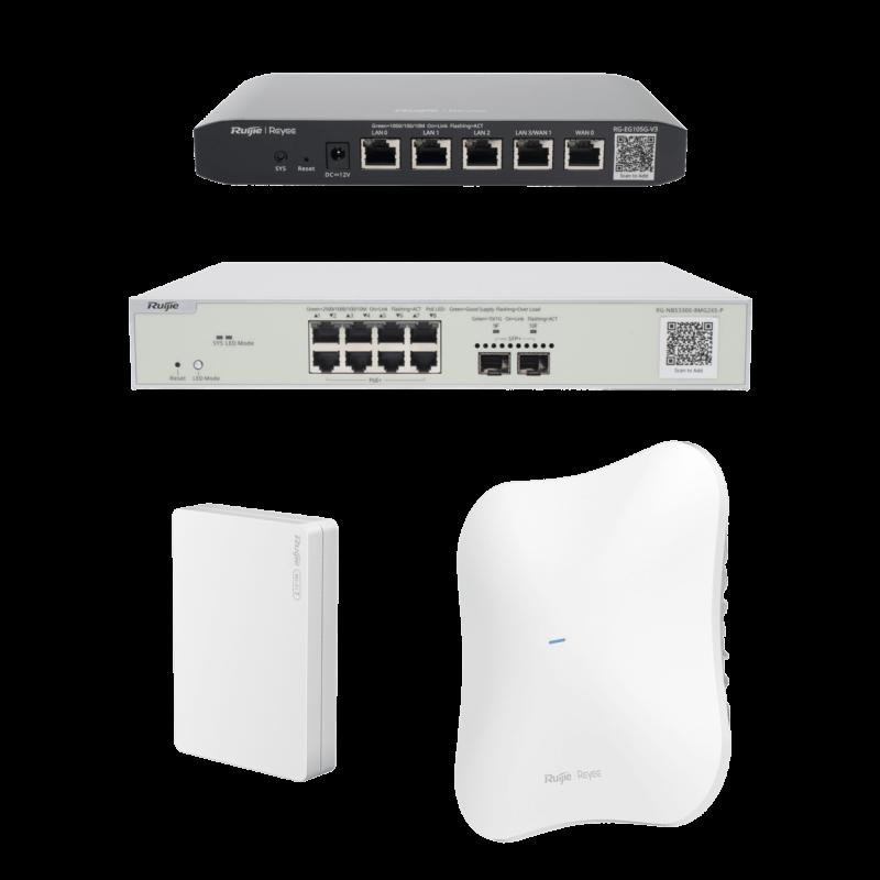 Equipos Ruijie DEMO Ideal para Probar Integraciones de Redes Business y Enterprise con WiFi 7 RG-DEM