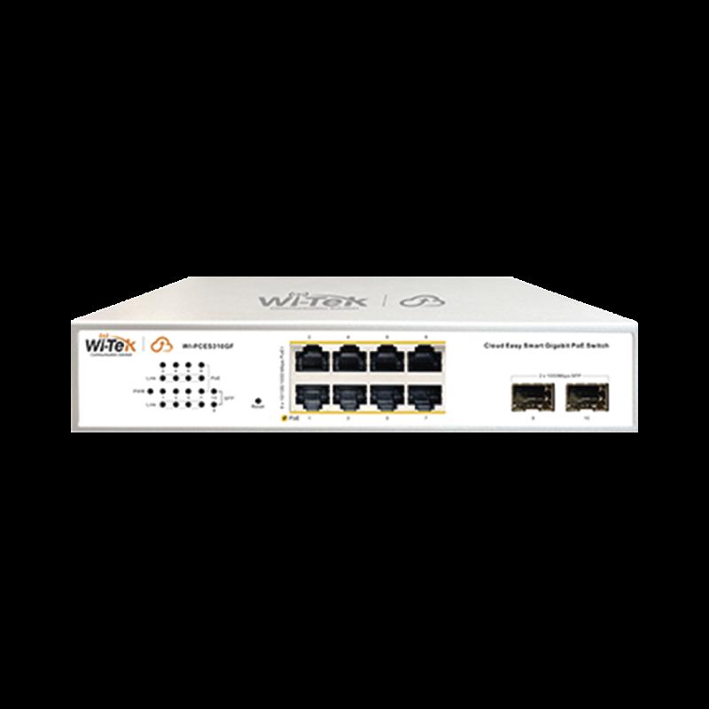Switch Administrable PoE  / 8 puertos PoE af/at Gigabit /  2 x SFP Gigabit / Administración Cloud G