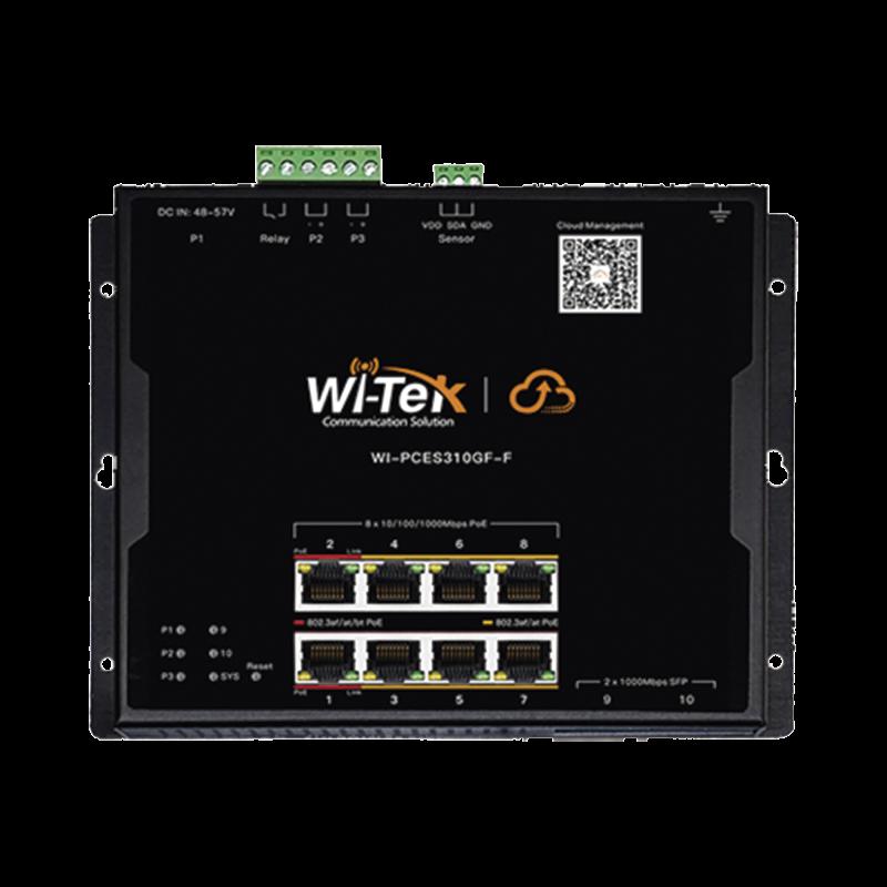 Switch L2 PoE Industrial / Administración Cloud Gratuita / 8 Puertos PoE af/at/bt 10/100/1000 Mbps 