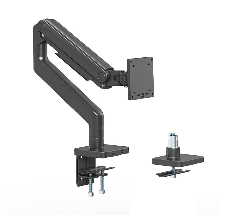 Manhattan 462570 soporte para pantalla plana 124.5 cm (49") Escritorio Negro