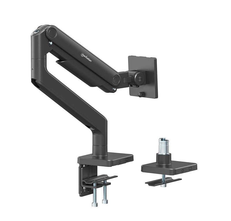 Manhattan 462570 soporte para pantalla plana 124.5 cm (49") Escritorio Negro