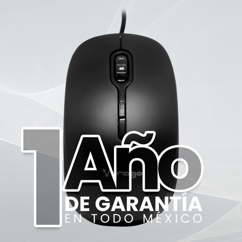 Vorago MO-100 ratón USB tipo A Óptico 1000 DPI
