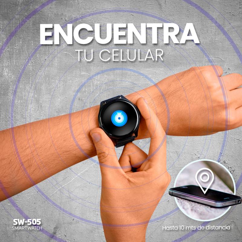 Vorago SW-505 reloj inteligente y deportivo AMOLED 36 mm Digital 466 x 466 Pixeles Pantalla táctil 