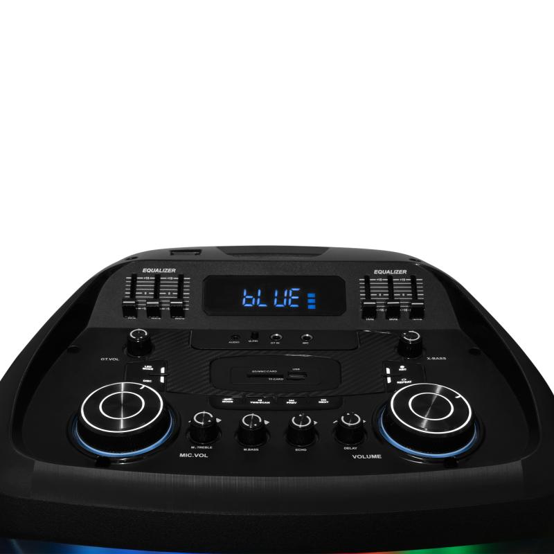 Vorago KSP-800 altavoz portátil y para fiesta Altavoz portátil estéreo Negro 180 W