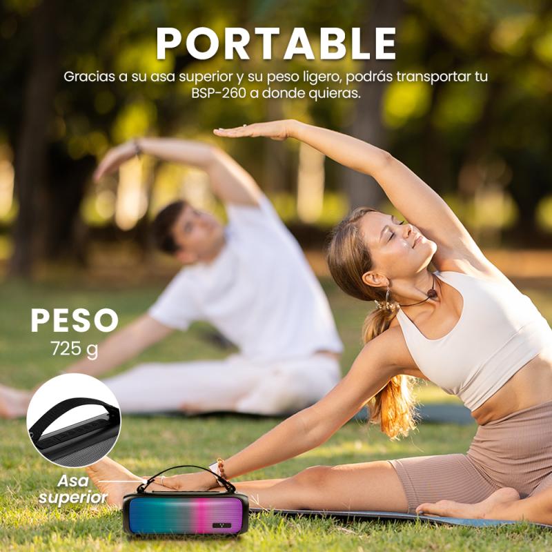 Vorago BSP-260 altavoz portátil y para fiesta Altavoz portátil estéreo Negro 16 W