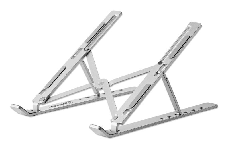 Manhattan Soporte ergonómico, plegable en seis posiciones, para laptops y otros dispositivos de has