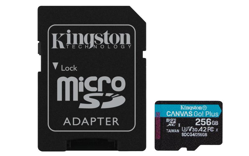 Kingston Technology Canvas Go! Plus 256 GB MicroSD UHS-I Clase 10