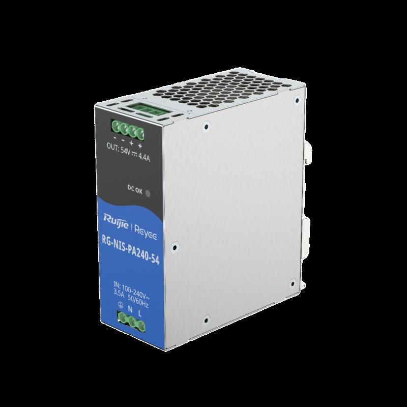 Fuente de Alimentación AC/DC 240W DIN-RAIL para Switch Industrial RG-NIS-PA240-54