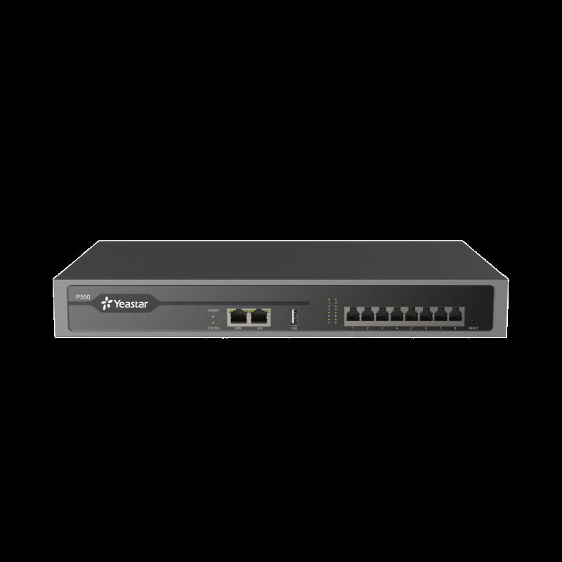 Conmutador Enterprise modular yeastar 50 extensiones,10 llamadas simultaneas, Hasta 8 puertos fxo/fx