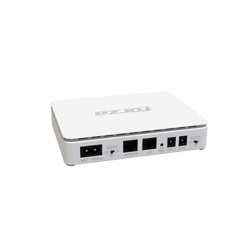 UPS PoE y banco de energía USB-C con batería de litio de 35W y salidas de 5/9/12/15/24V CC - 