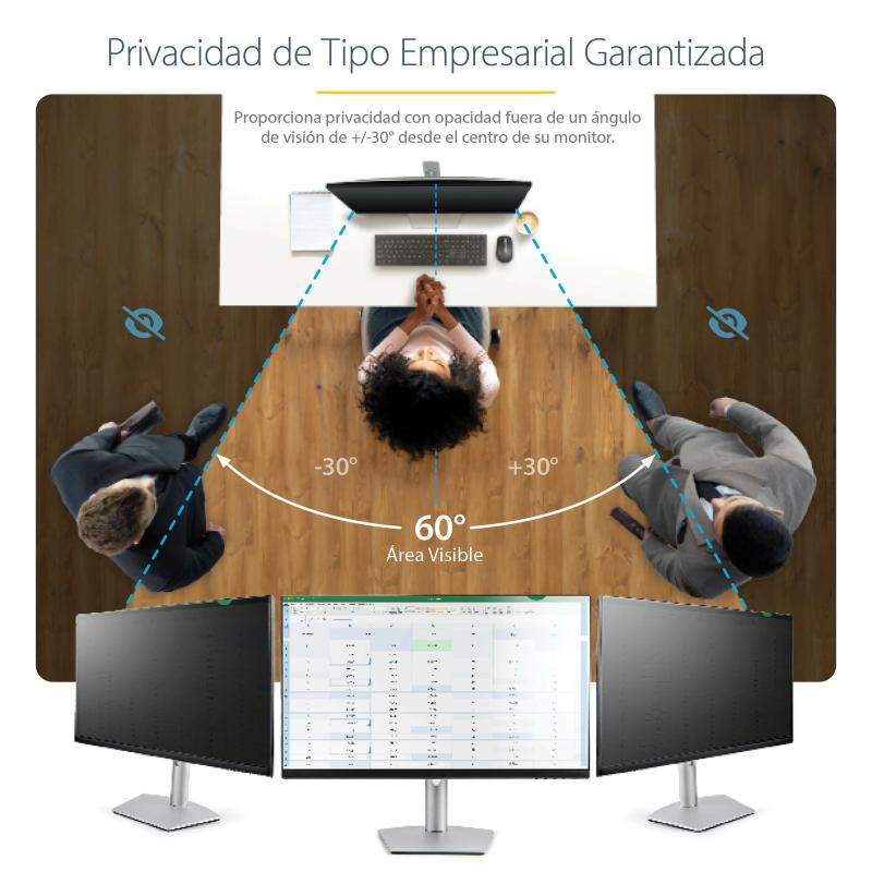 StarTech.com Filtro de Privacidad de Computadora para Monitor de 21 Pulgadas - Protector de Segurida