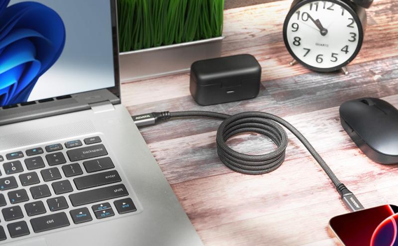ADATA CACCU3-100W-100AN-BK cable USB USB 3.2 Gen 2 (3.1 Gen 2) 1 m USB C Negro