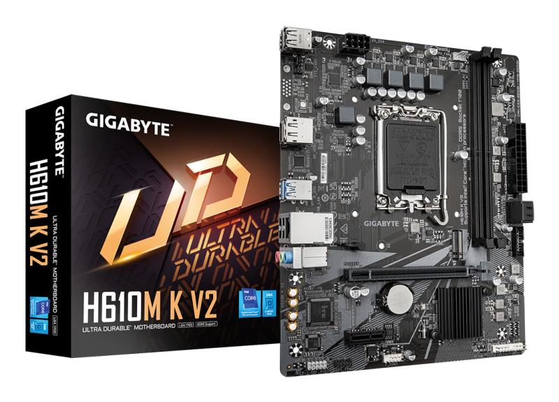 GIGABYTE H610M K V2 placa base Intel H610 LGA 1700 Micro ATX