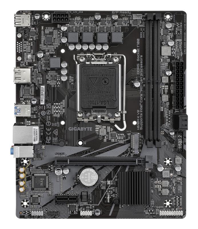 GIGABYTE H610M K V2 placa base Intel H610 LGA 1700 Micro ATX