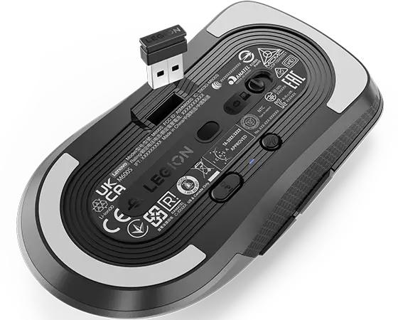 Lenovo M600s ratón Juego Ambidiestro RF Wireless + Bluetooth + USB Type-C Óptico 19000 DPI