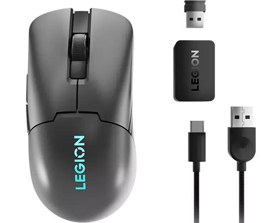 Lenovo M600s ratón Juego Ambidiestro RF Wireless + Bluetooth + USB Type-C Óptico 19000 DPI