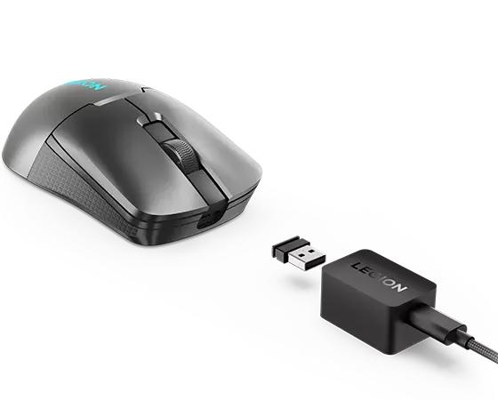 Lenovo M600s ratón Juego Ambidiestro RF Wireless + Bluetooth + USB Type-C Óptico 19000 DPI