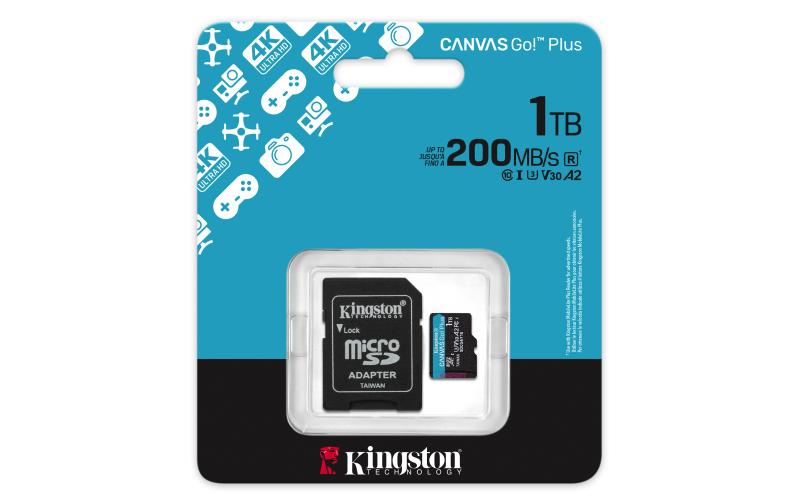 Kingston Technology Canvas Go! Plus 1 TB MicroSD UHS-I Clase 10